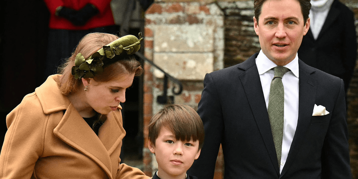 Princess Beatrice receives a homemade present from her stepson Princess Beatrice receives a homemade present from her stepson