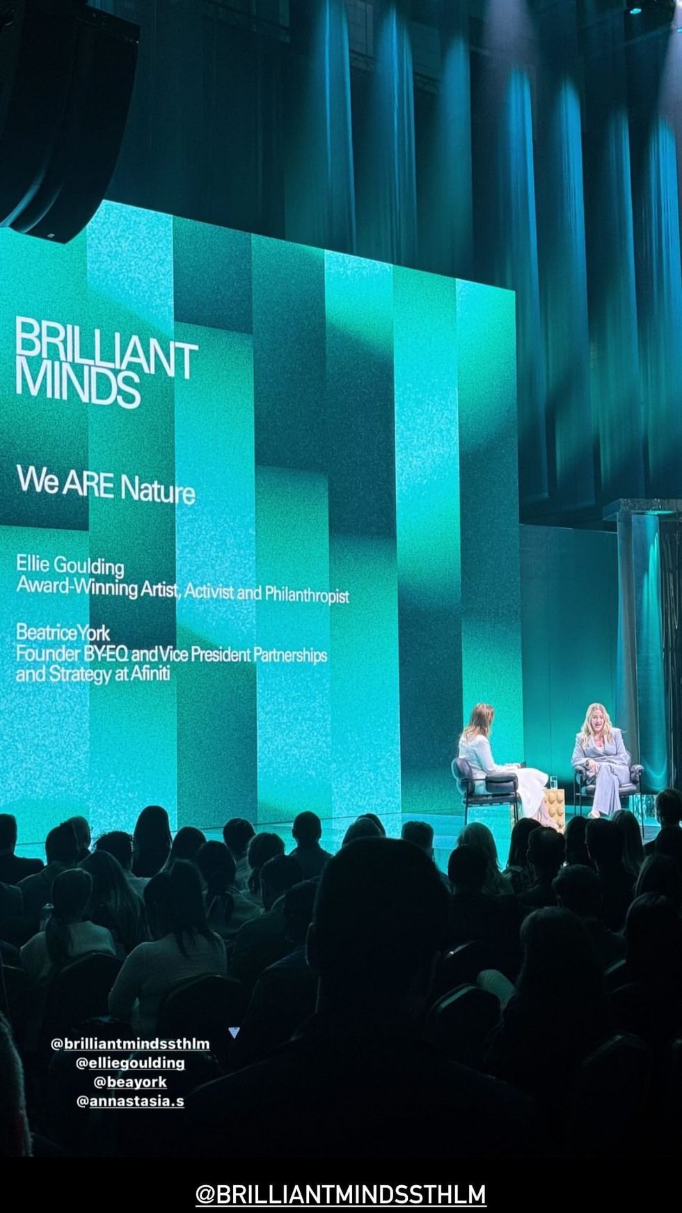 Princess Beatrice and Ellie Goulding