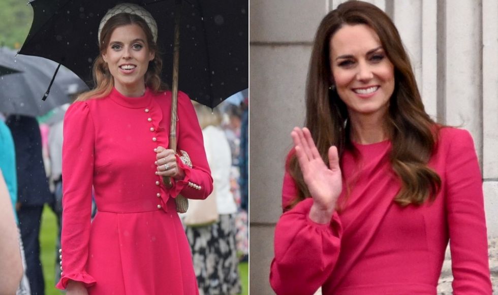 Princess Beatrice and Kate Middleton