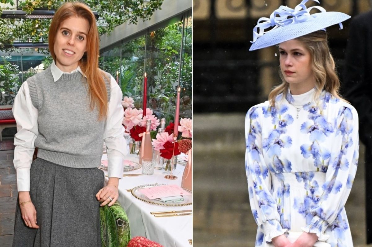Princess Beatrice and Lady Louise Windsor