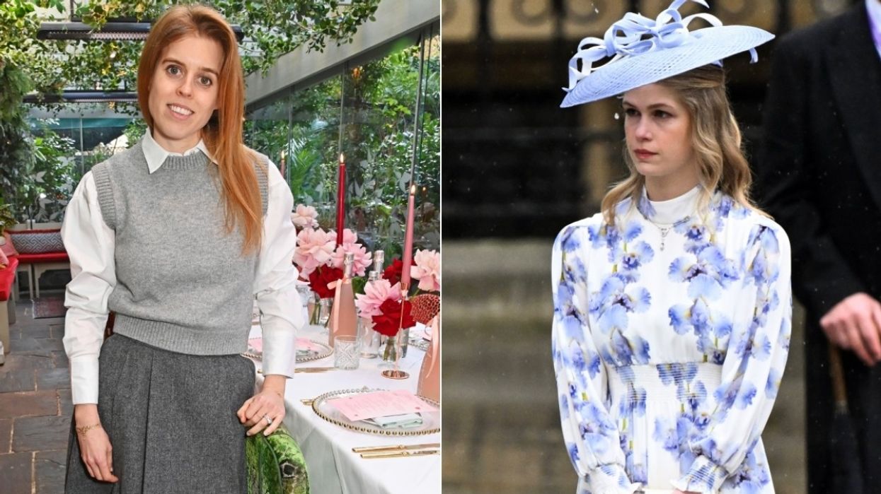 Princess Beatrice and Lady Louise Windsor