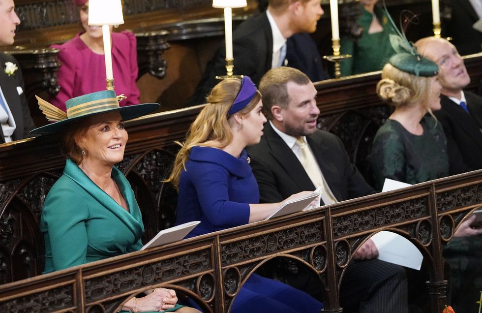Princess Beatrice and Peter Phillips