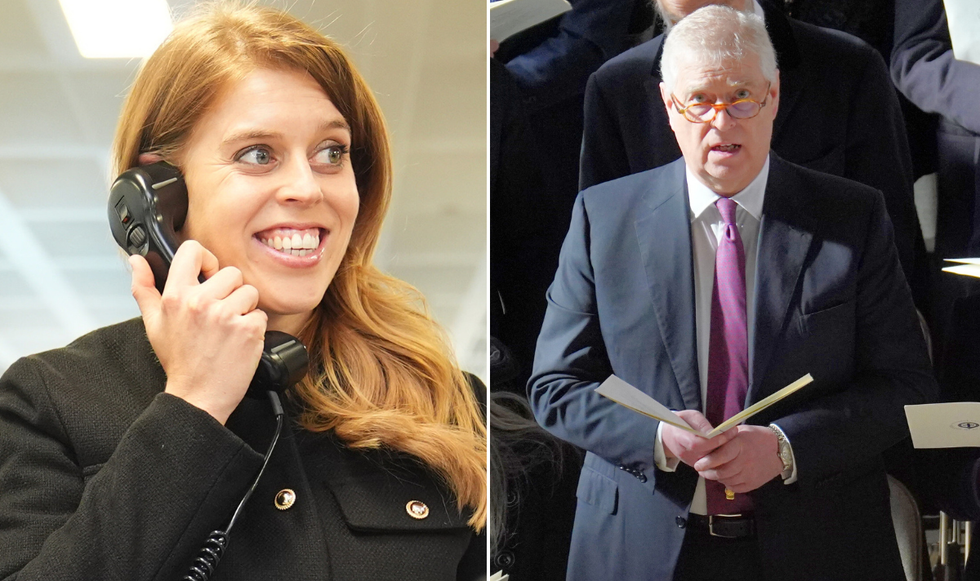 Princess Beatrice and Prince Andrew