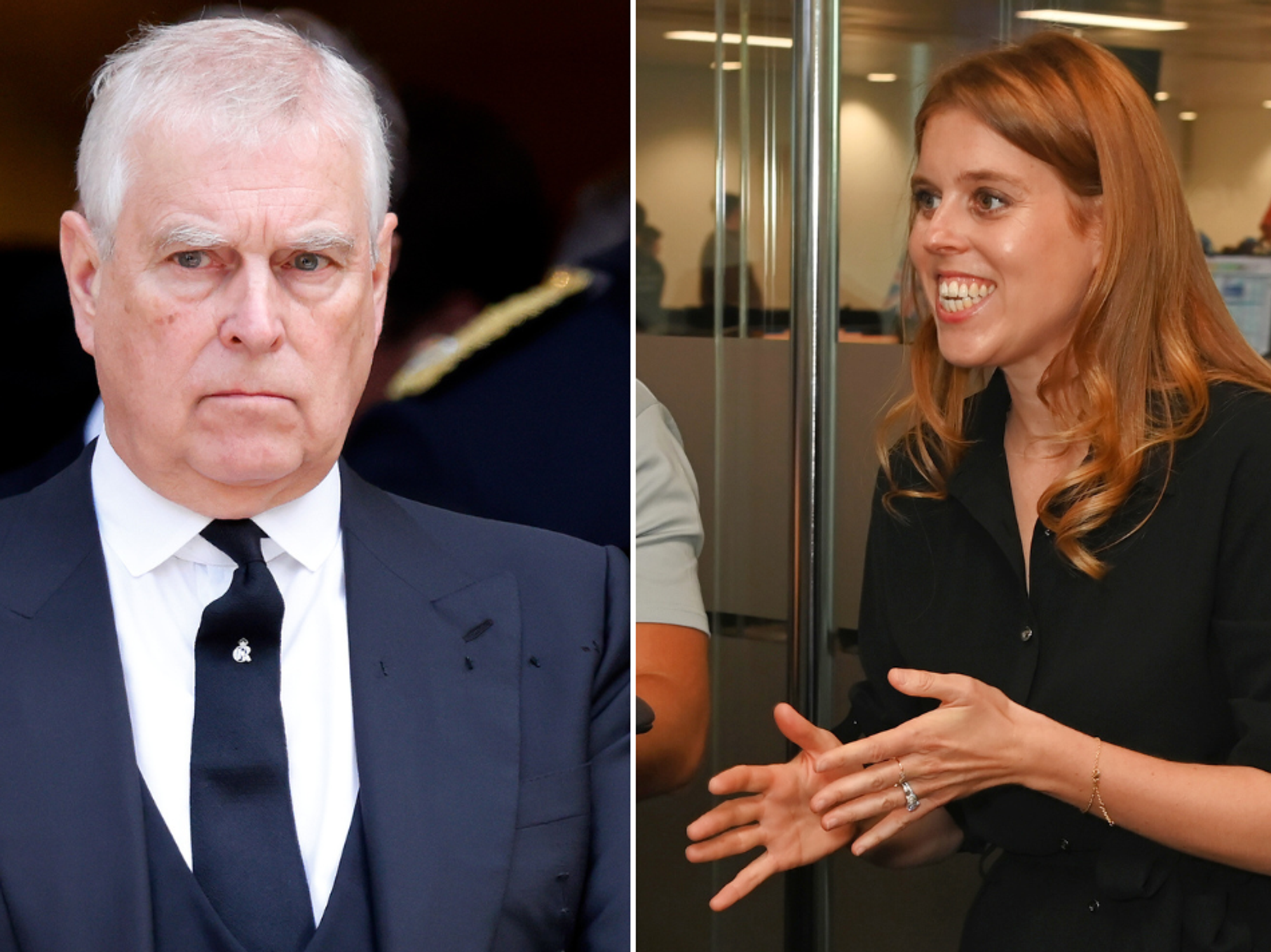 Princess Beatrice and Prince Andrew