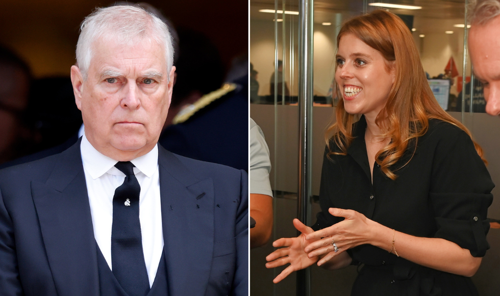 Princess Beatrice and Prince Andrew
