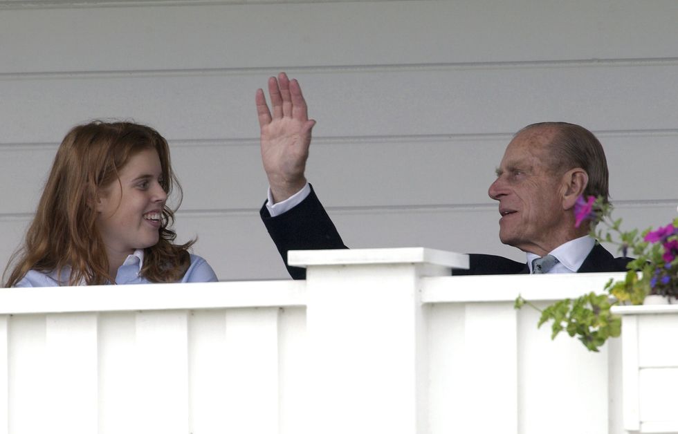 Princess Beatrice and Prince Philip