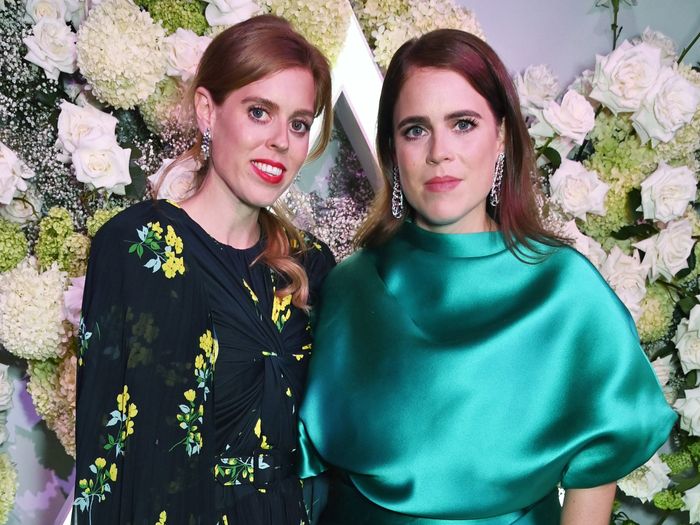 Princess Beatrice and Princess Eugenie pose for a photo together