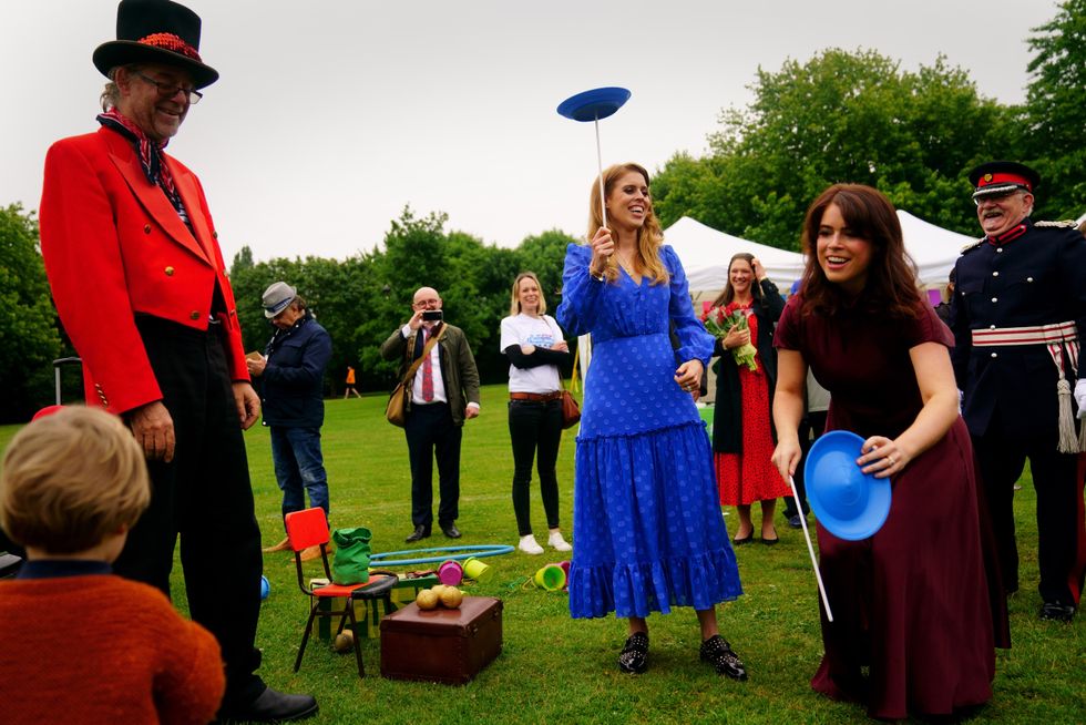 Princess Beatrice and Princess Eugenie