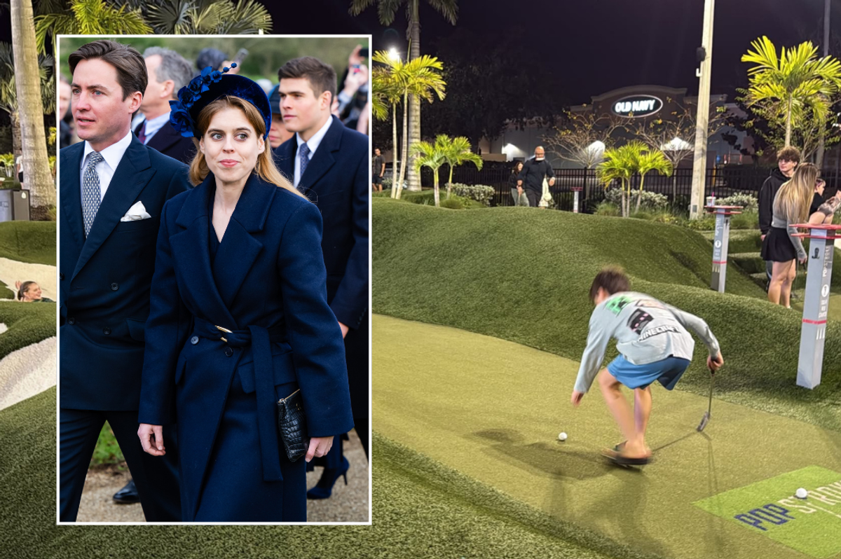 Princess Beatrice and Wolfie