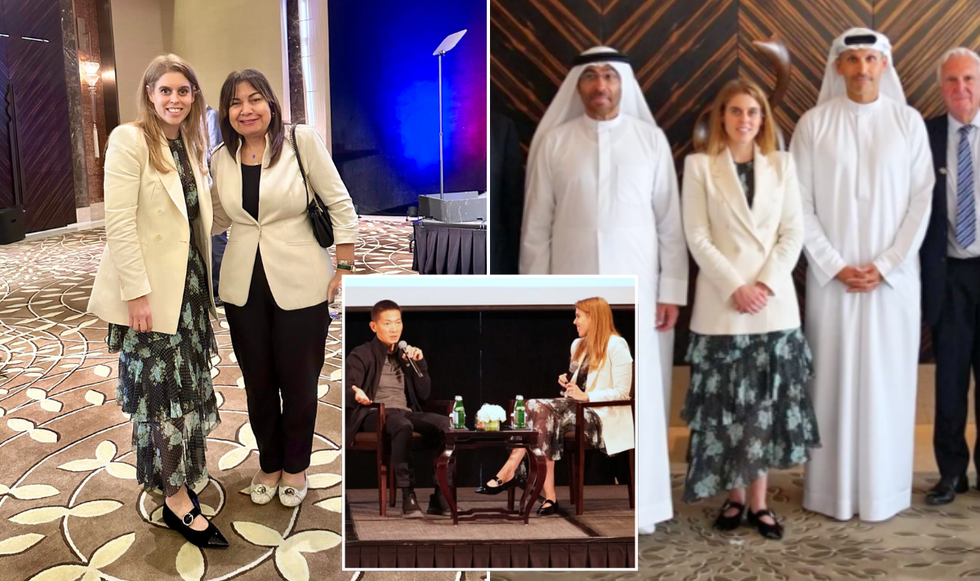 Princess Beatrice continues Gulf tour as family tensions escalate over Royal Lodge