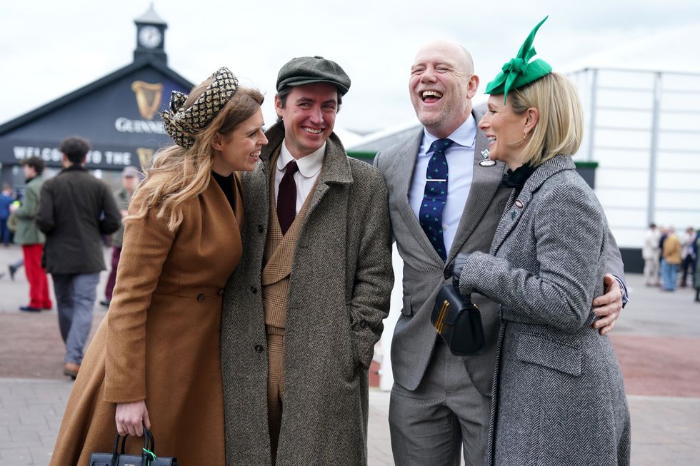 Princess Beatrice, Edoardo Mapelli Mozzi, Mike Tindall, Zara Tindall