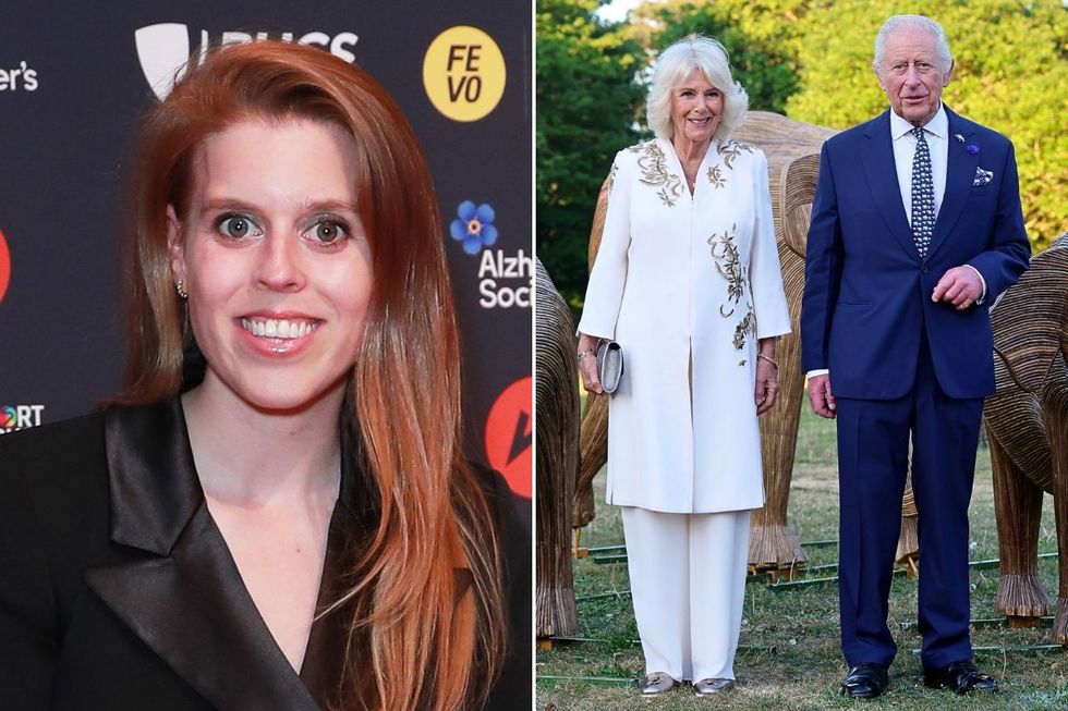 Princess Beatrice, King Charles, Queen Camilla