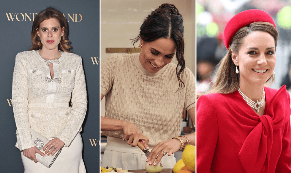 Princess Beatrice, Meghan Markle and Kate Middleton