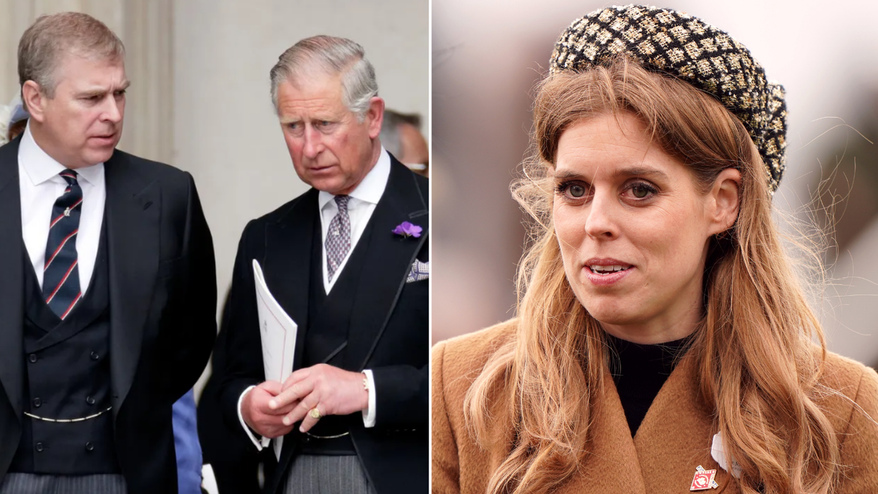 Princess Beatrice, Prince Andrew and King Charles
