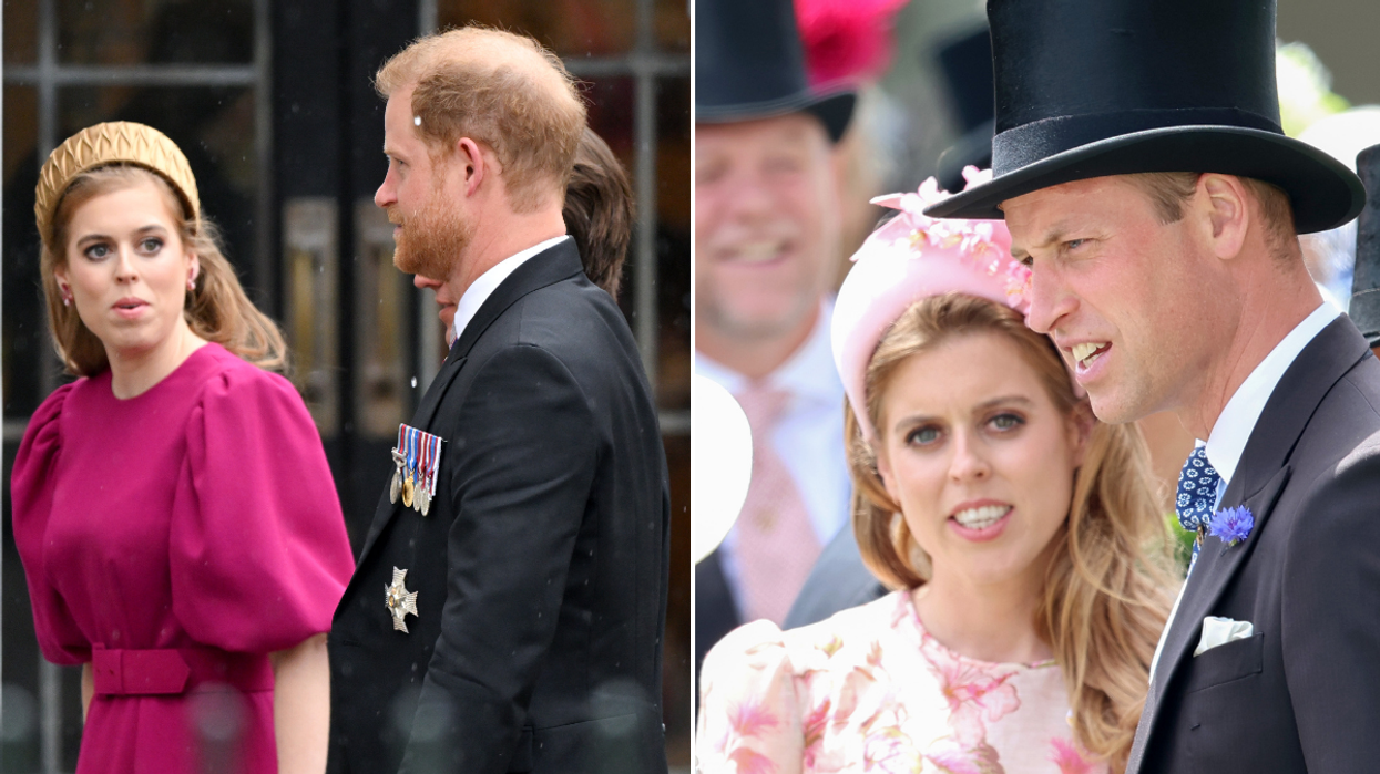 Princess Beatrice, Prince Harry and William