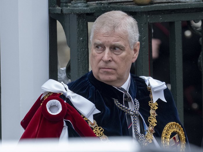 Princess Beatrice, Princess Eugenie and Andrew Mountbatten-Windsor