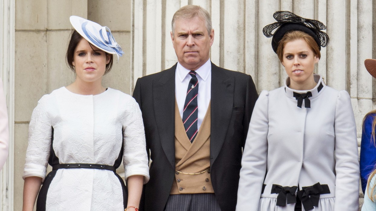 Princess Beatrice, Princess Eugenie and Prince Andrew