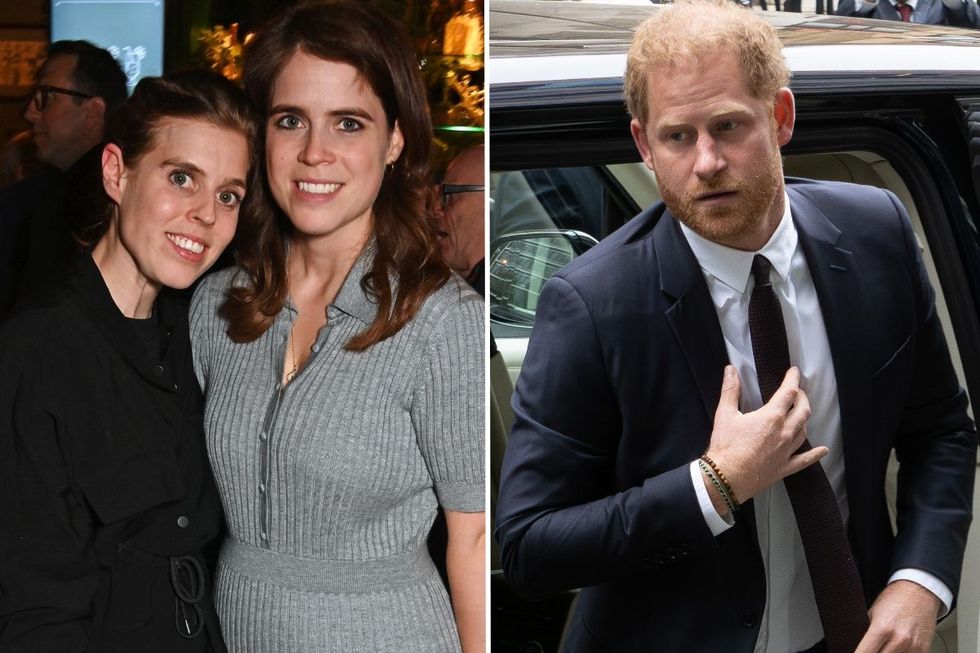 Princess Beatrice, Princess Eugenie and Prince Harry