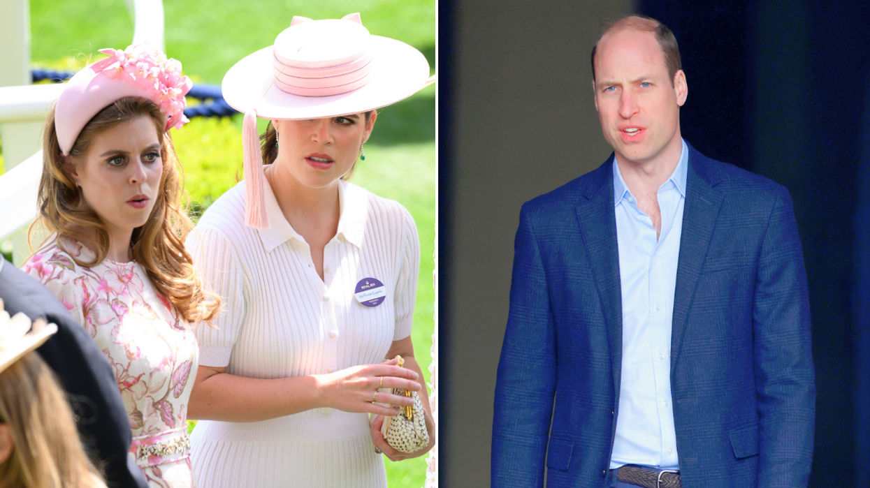 Princess Beatrice, Princess Eugenie and Prince William