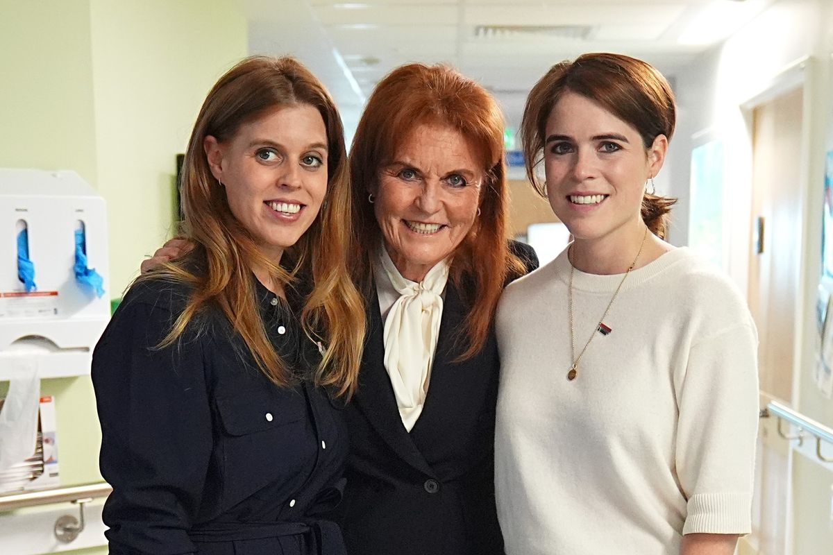 Princess Beatrice, Princess Eugenie and Sarah Ferguson
