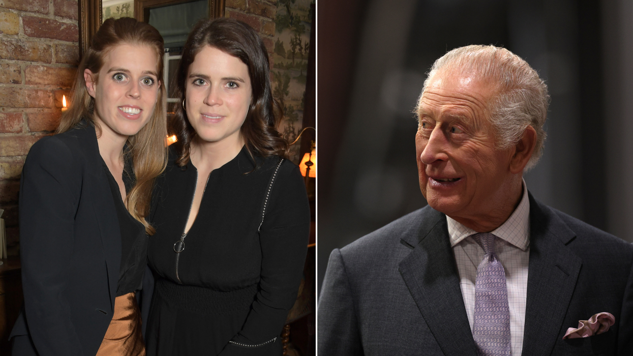 Princess Beatrice, Princess Eugenie, King Charles