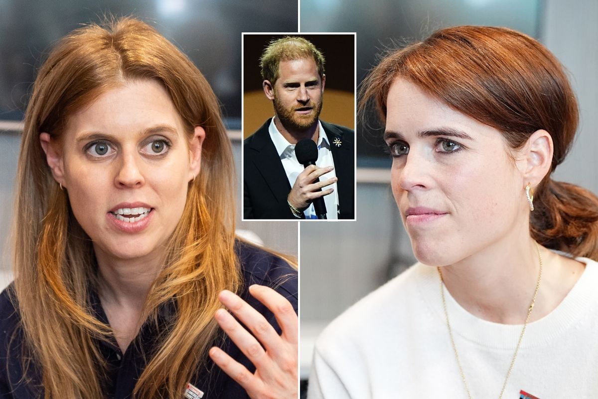 Princess Beatrice, Princess Eugenie, Prince Harry