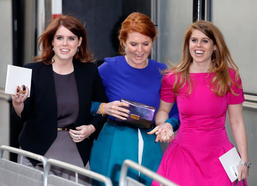 Princess Beatrice, Princess Eugenie, Sarah Ferguson