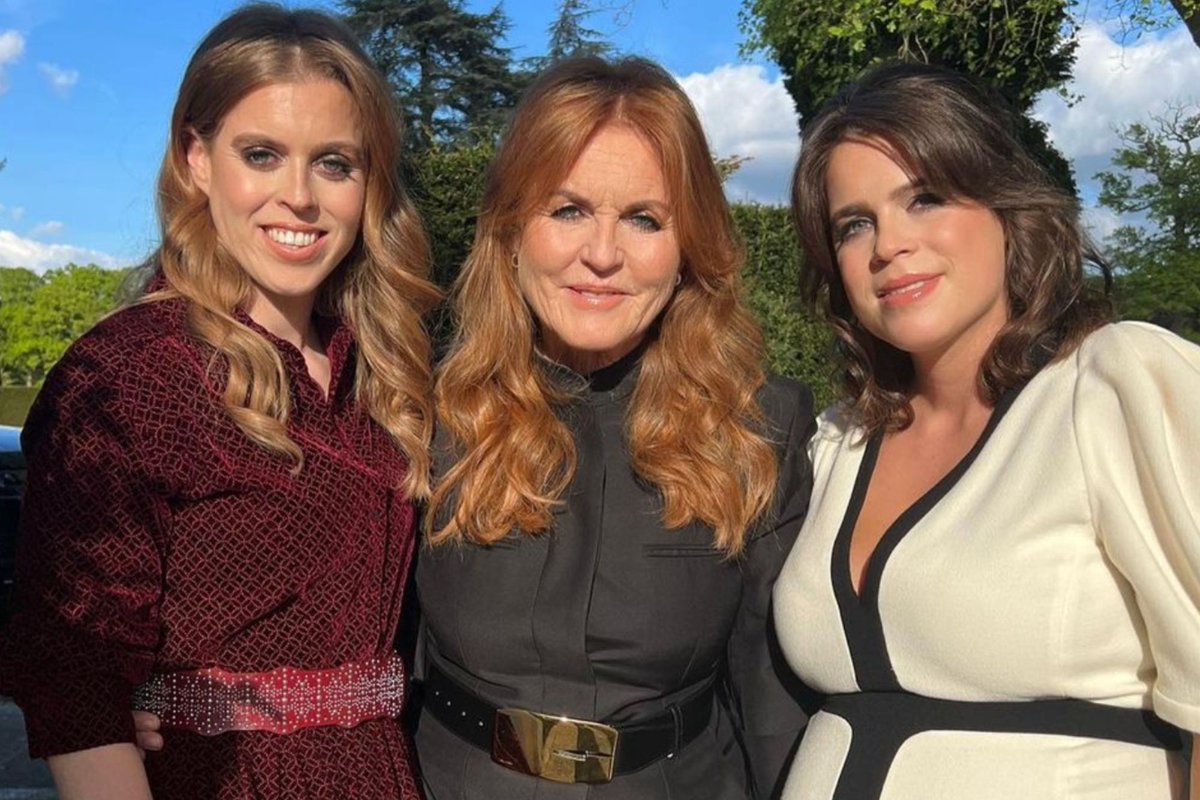 Princess Beatrice, Sarah Ferguson and Princess Eugenie