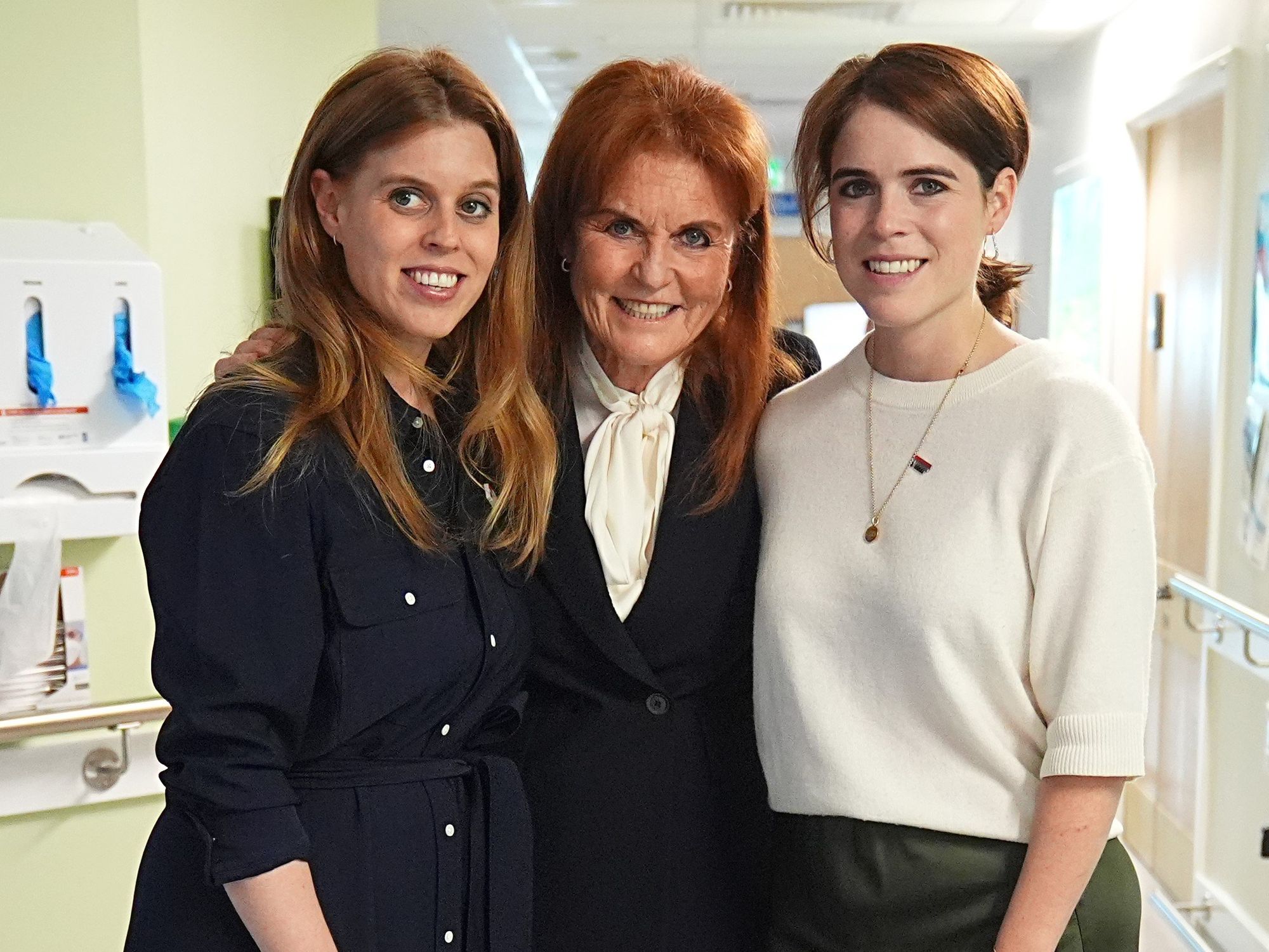 Princess Beatrice, Sarah Ferguson, Princess Eugenie