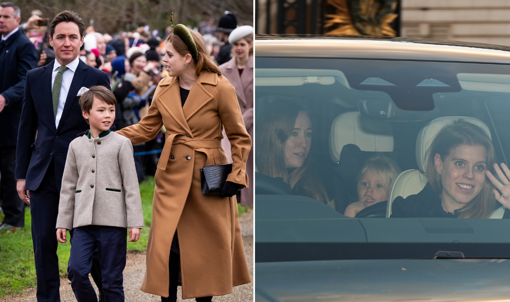 Princess Beatrice, Wolfie, and Sienna Mapelli Mozzi