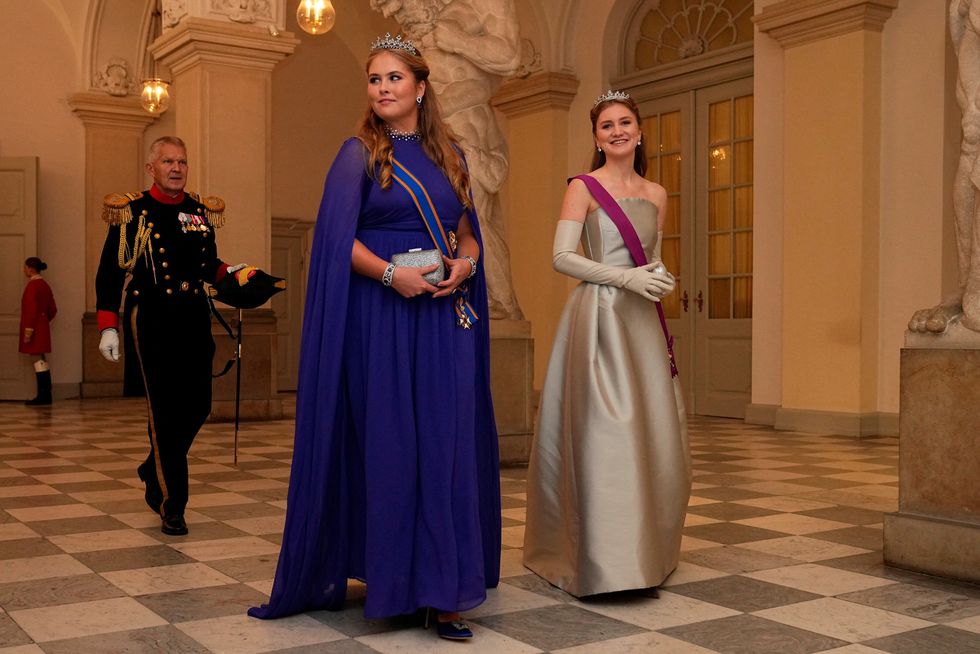 Princess Catharina-Amalia and Princess Elisabeth