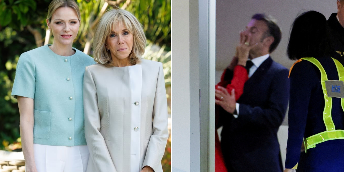 NextImg:Princess Charlene stands by Brigitte Macron following humiliating ‘slap’ incident
