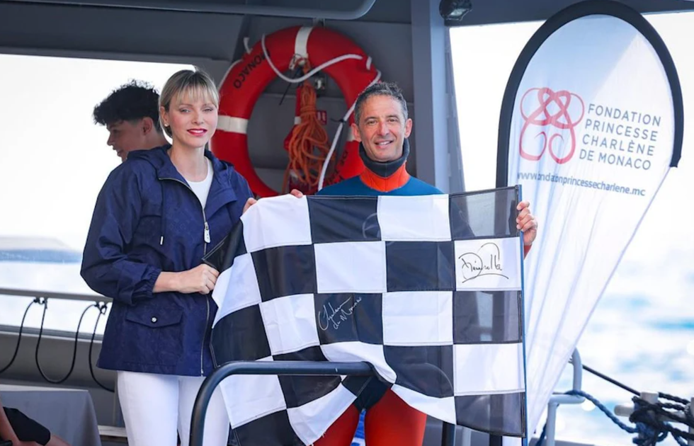 Princess Charlene and Gareth Wittstock