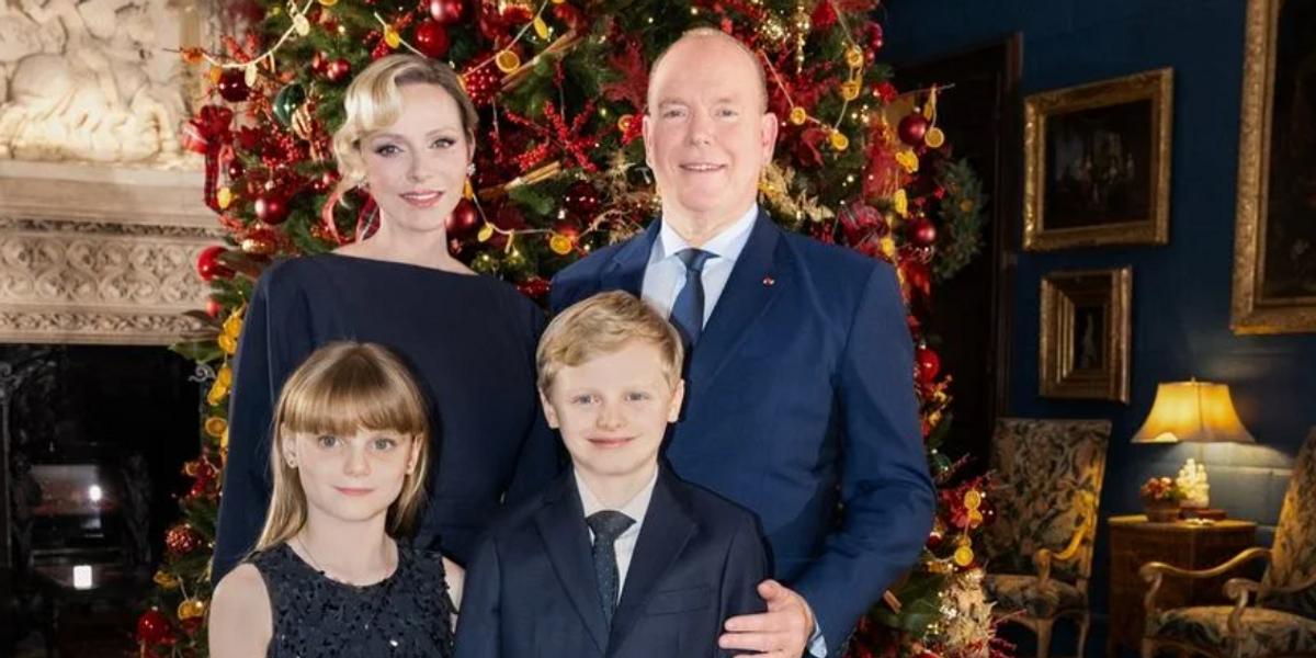 NextImg:Princess Charlene and Prince Albert match with their twins in latest public appearance