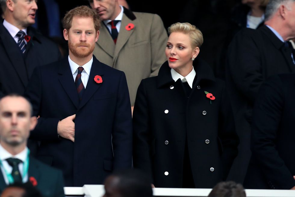 Princess Charlene and Prince Harry