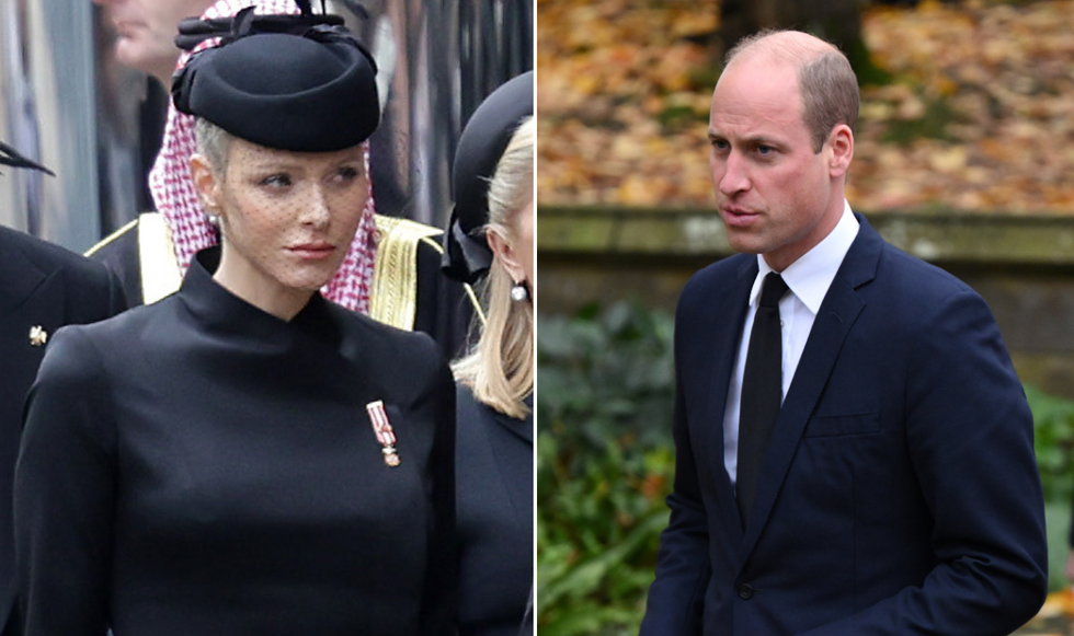 Princess Charlene and Prince William