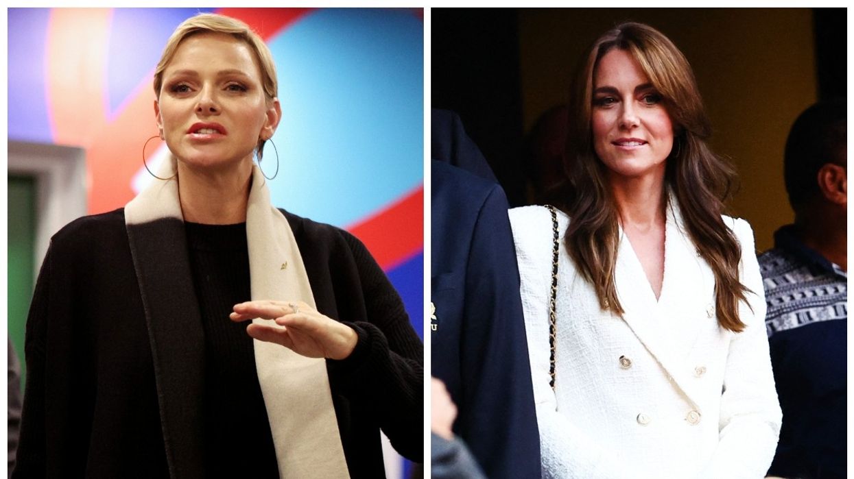 Princess Charlene and Princess Kate