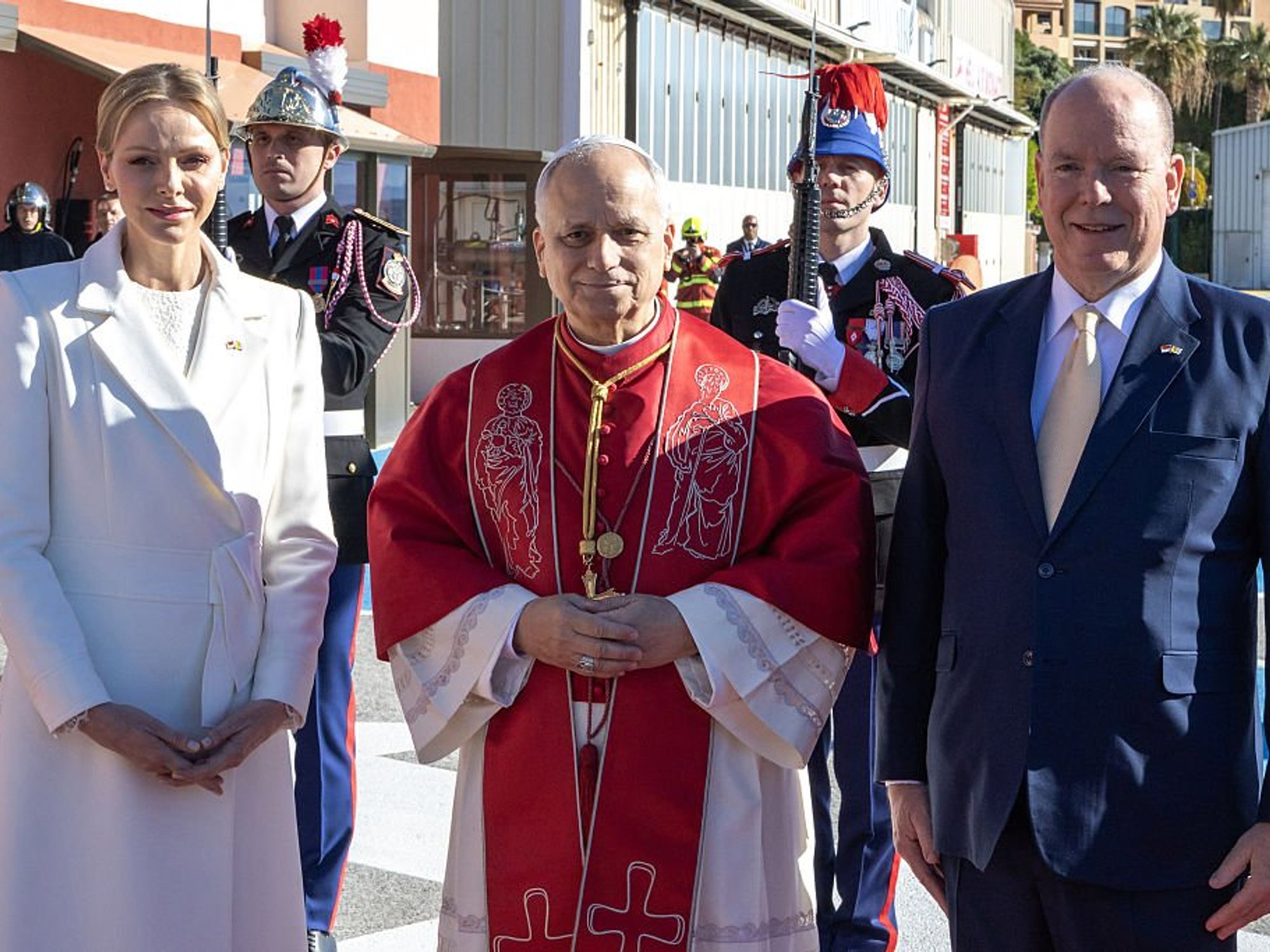Princess Charlene, Prince Albert, Pope Leo XIV