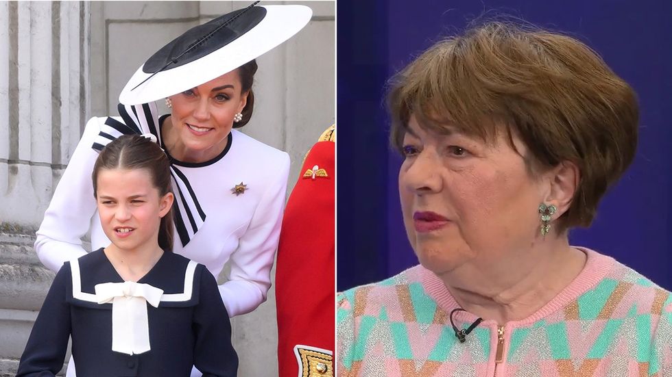 Princess Charlotte and Angela Levin