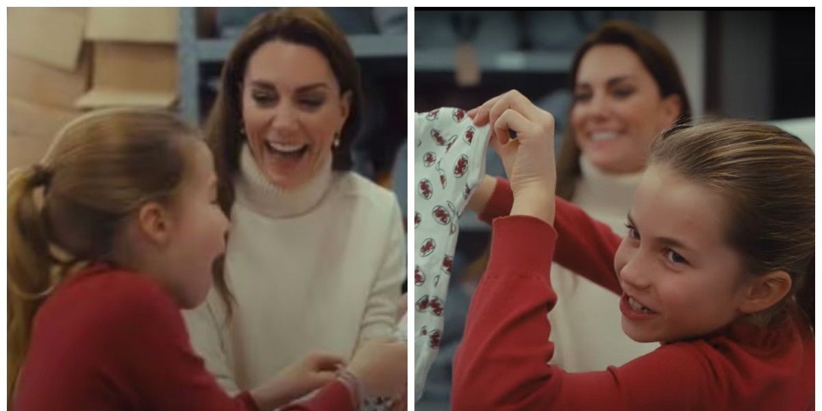 Princess Charlotte and Kate burst into laughter and share sweet moment in new video