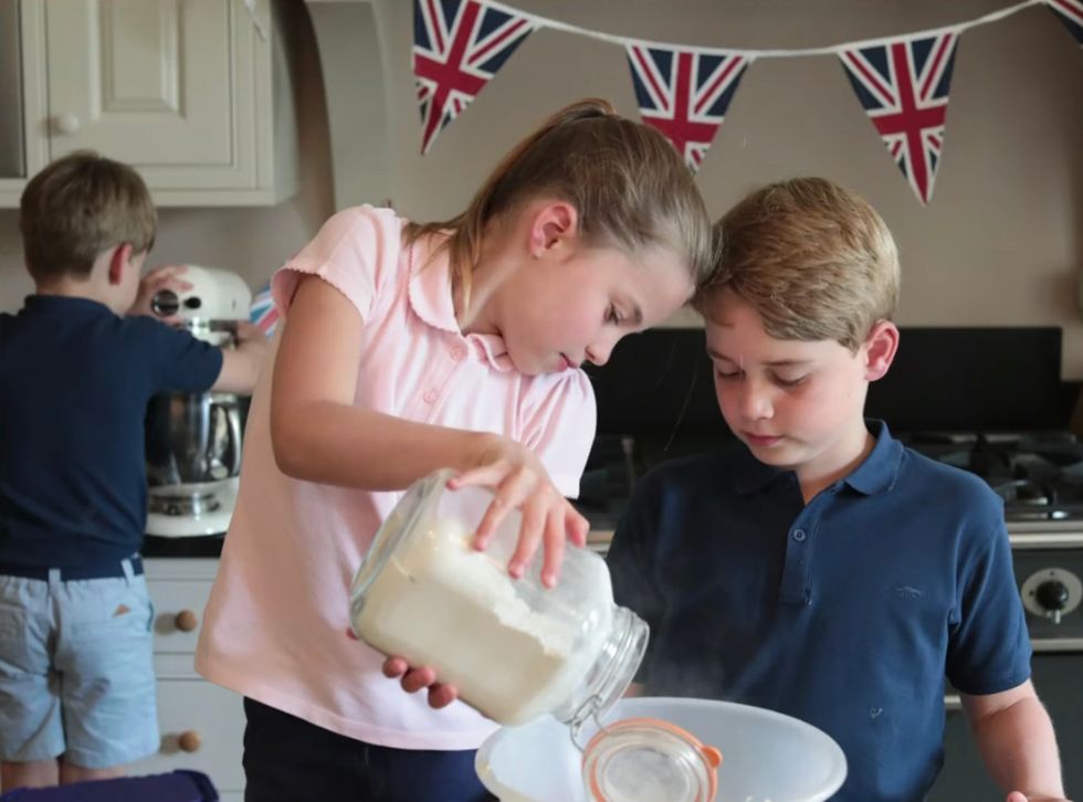 Princess Charlotte and Prince George