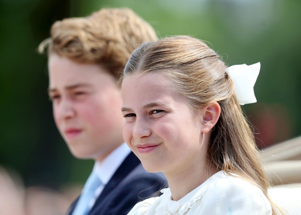 Princess Charlotte and Prince George