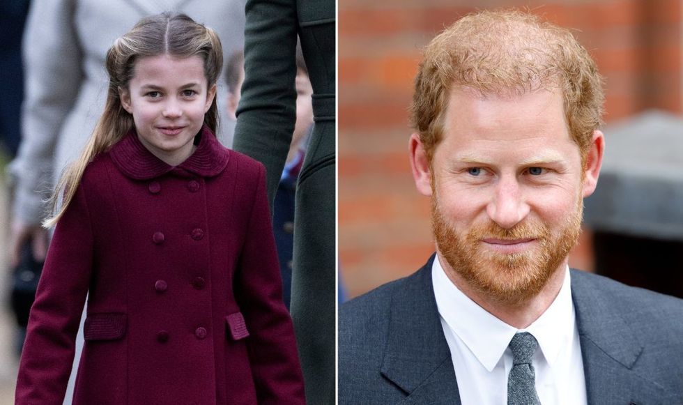 Princess Charlotte and Prince Harry