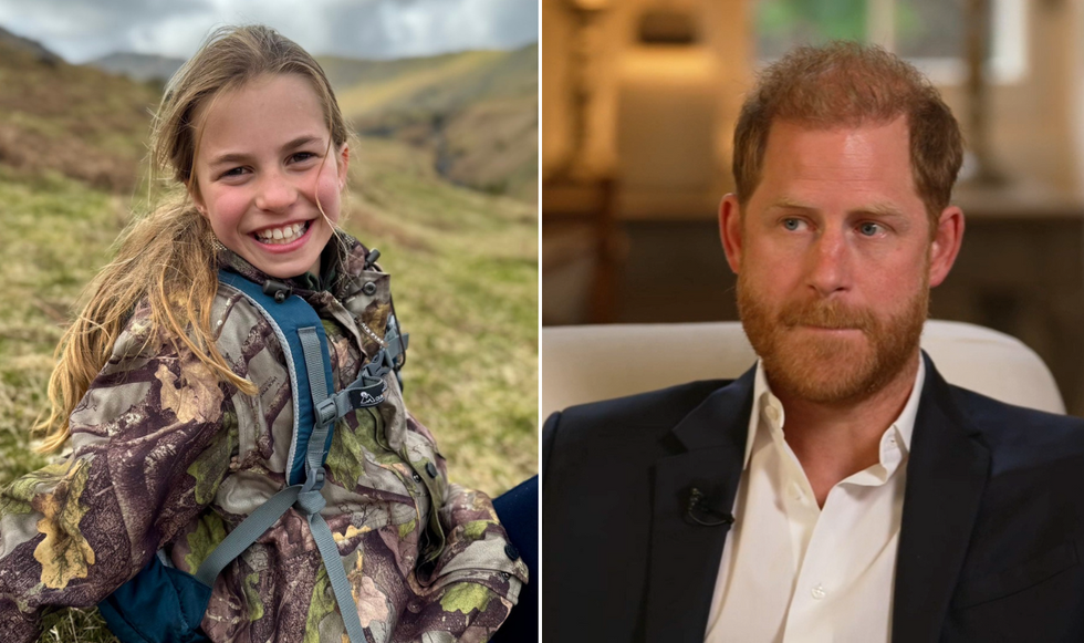 Princess Charlotte and Prince Harry