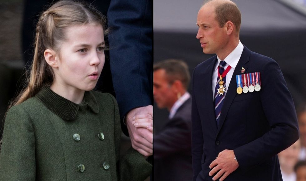 Princess Charlotte and Prince William