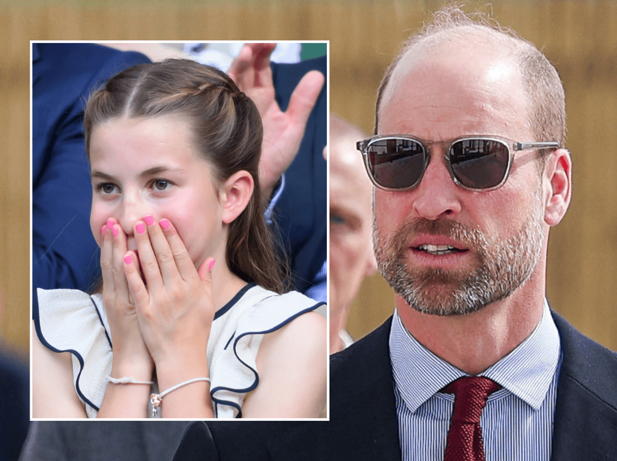 Princess Charlotte and Prince William