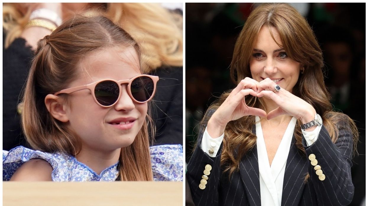 Princess Charlotte and Princess Kate