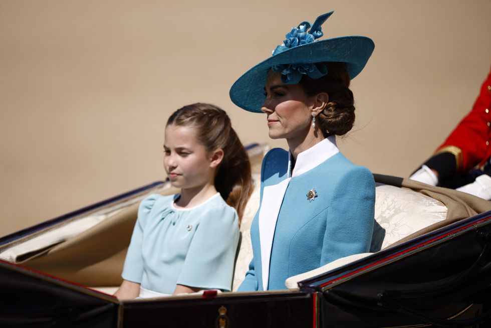 Princess Charlotte and Princess Kate