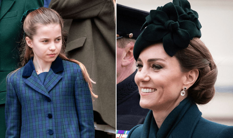 Princess Charlotte and Princess Kate