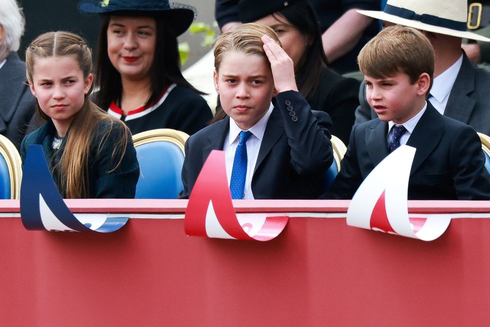 Princess Charlotte, Prince Louis and Prince George